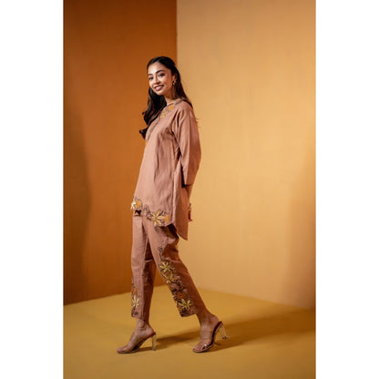 The House of Hemp Mauve Vanyaa Co-Ord Set