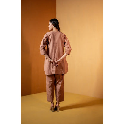 The House of Hemp Mauve Vanyaa Co-Ord Set