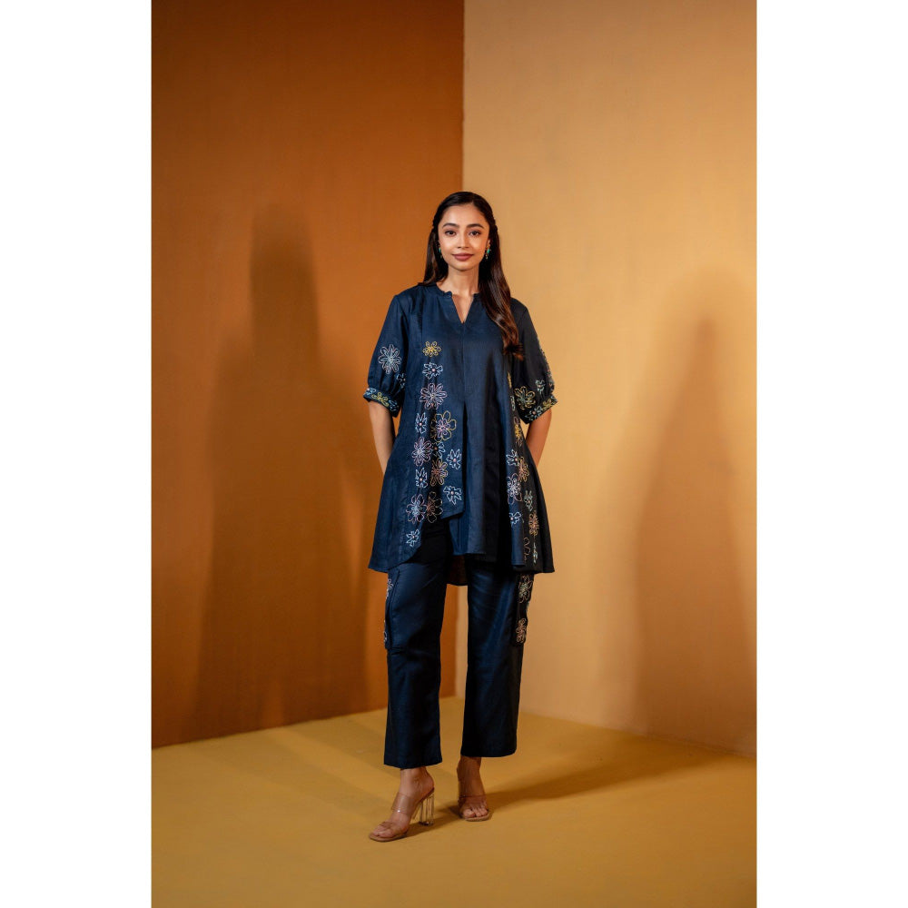 The House of Hemp Navy Blue Keya Co-Ord Set