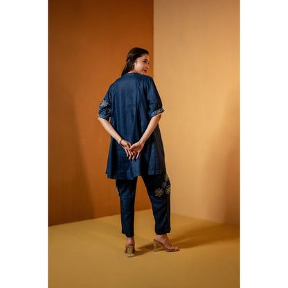 The House of Hemp Navy Blue Keya Co-Ord Set
