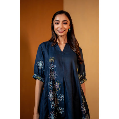 The House of Hemp Navy Blue Keya Co-Ord Set