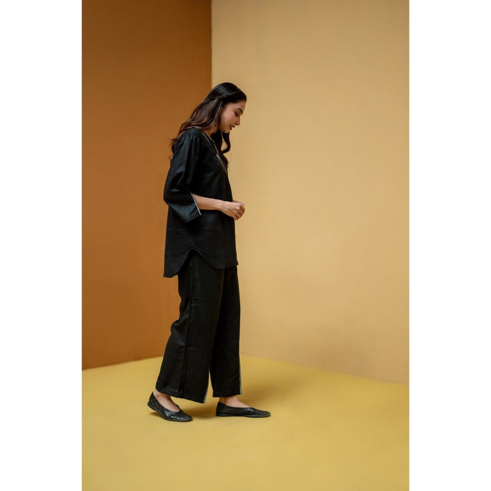 The House of Hemp Black Saaya Co-Ord Set