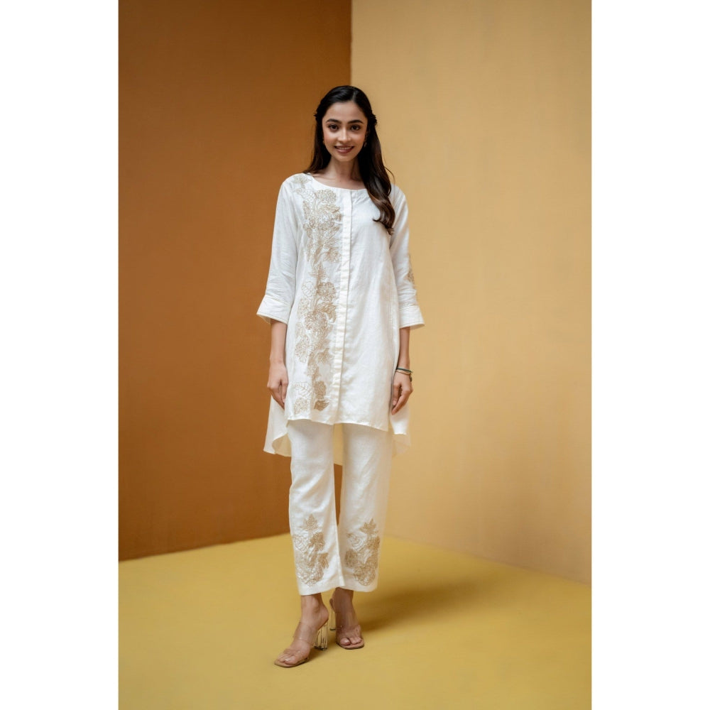 The House of Hemp White Naira Co-Ord Set