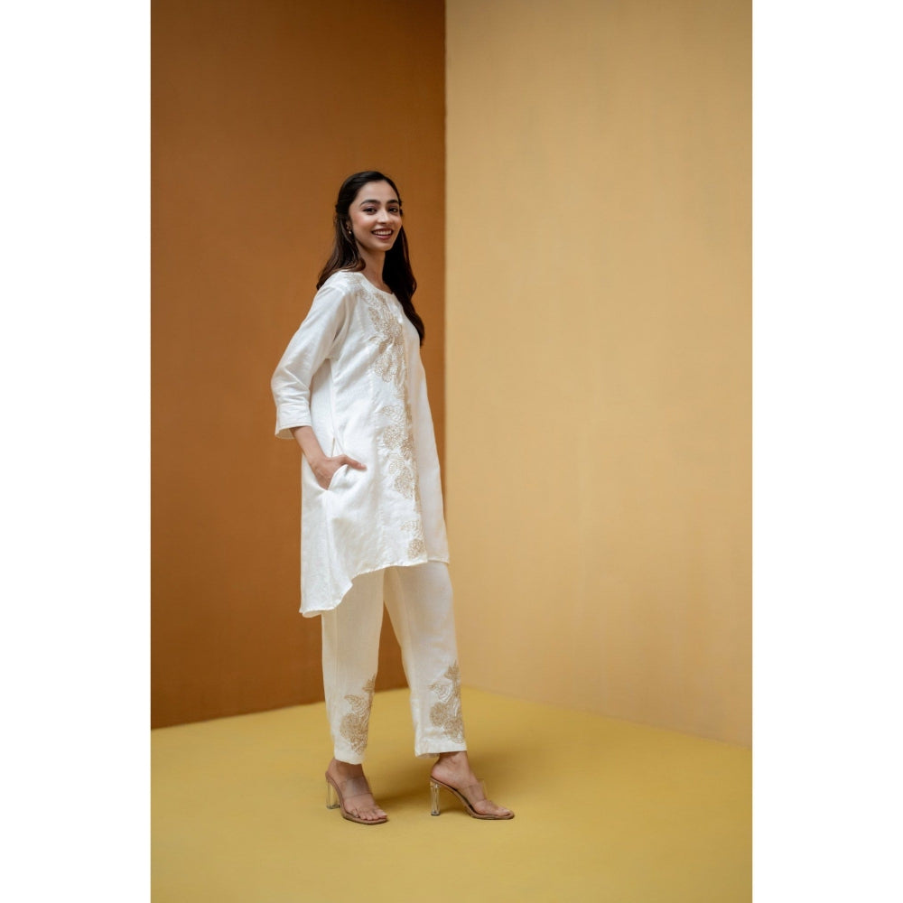 The House of Hemp White Naira Co-Ord Set