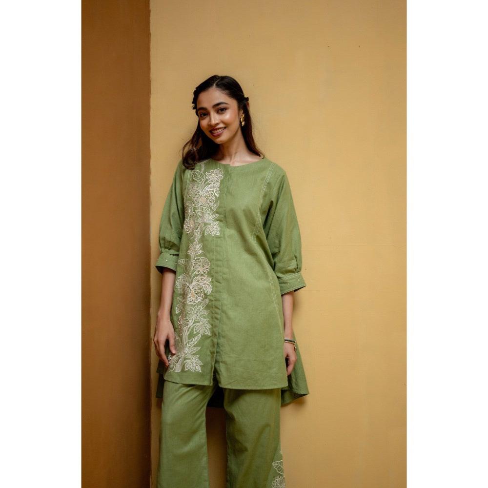 The House of Hemp Green Eira Co-Ord Set