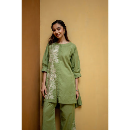 The House of Hemp Green Eira Co-Ord Set