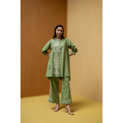 The House of Hemp Green Eira Co-Ord Set