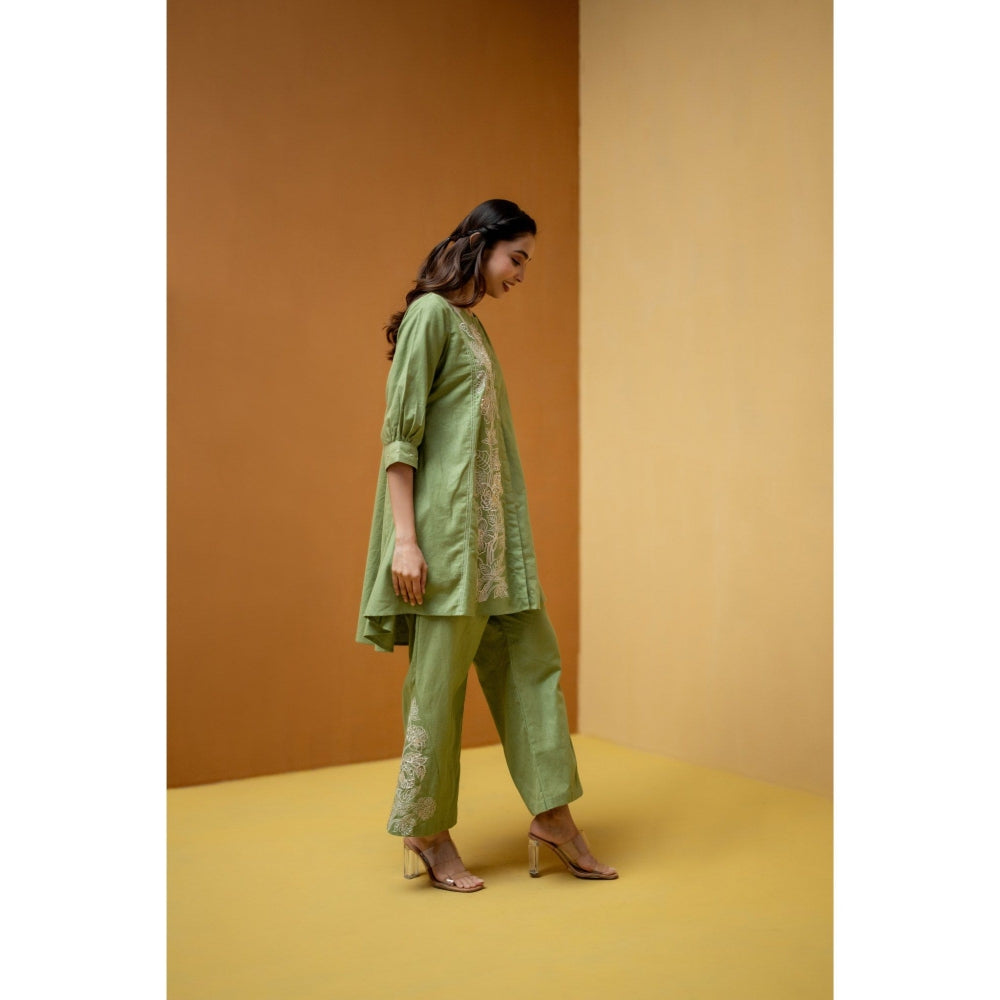 The House of Hemp Green Eira Co-Ord Set