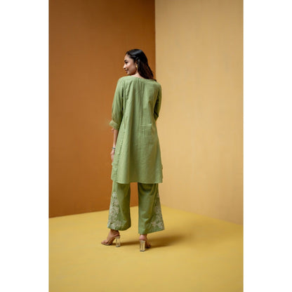 The House of Hemp Green Eira Co-Ord Set