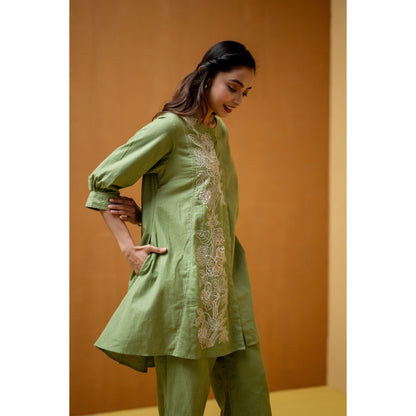 The House of Hemp Green Eira Co-Ord Set