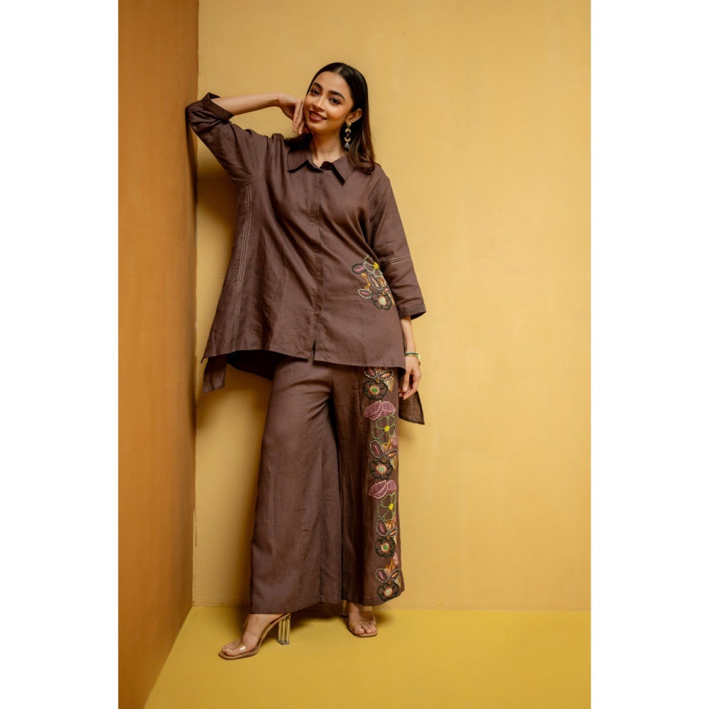 The House of Hemp Burgundy Sarhaa Co-Ord Set