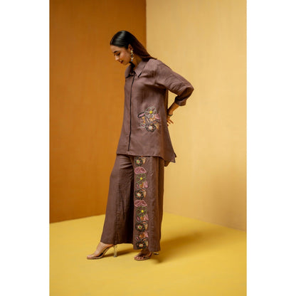 The House of Hemp Burgundy Sarhaa Co-Ord Set
