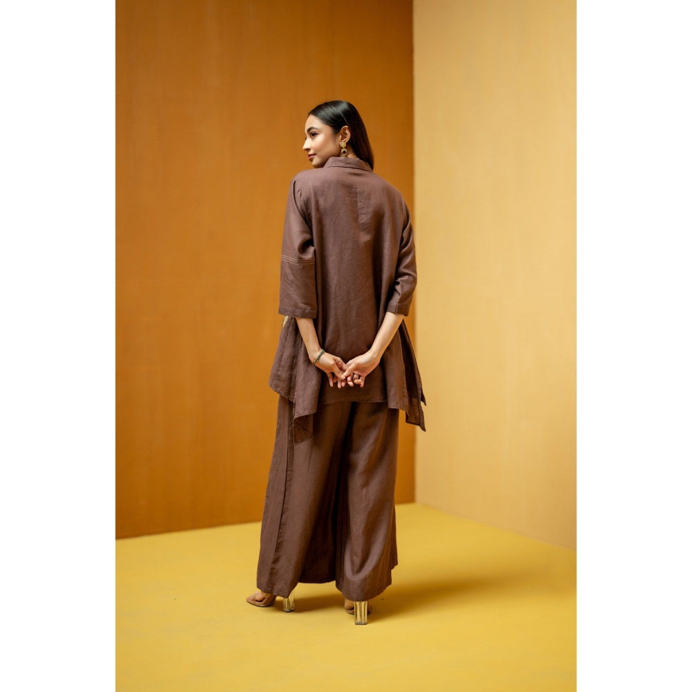 The House of Hemp Burgundy Sarhaa Co-Ord Set