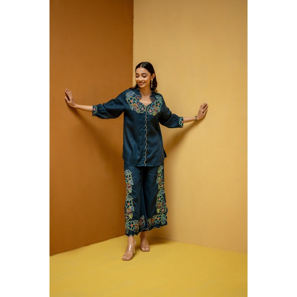 The House of Hemp Navy Blue Kaaya Co-Ord Set