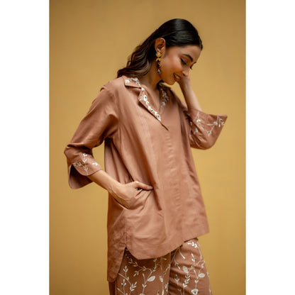 The House of Hemp Peach Mati Co-Ord Set