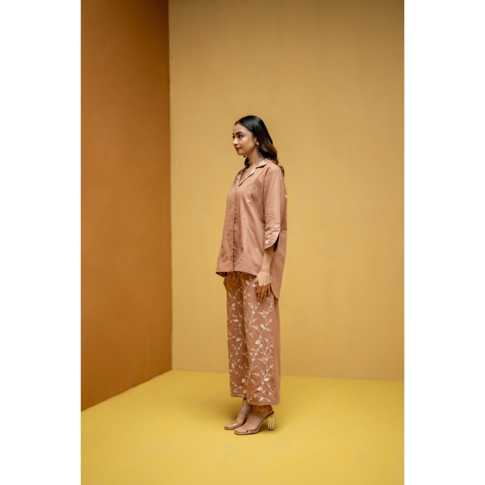 The House of Hemp Peach Mati Co-Ord Set