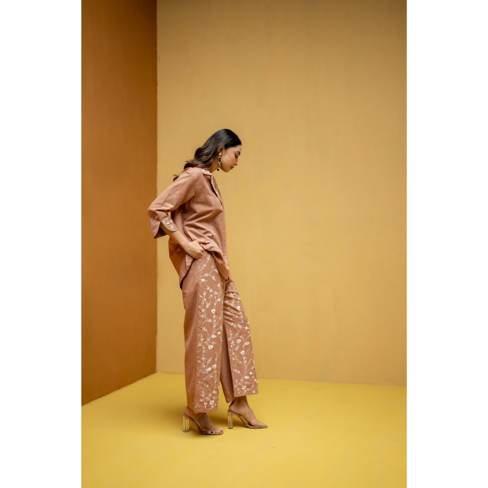 The House of Hemp Peach Mati Co-Ord Set