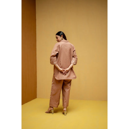 The House of Hemp Peach Mati Co-Ord Set