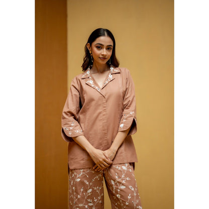 The House of Hemp Peach Mati Co-Ord Set