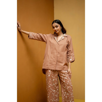 The House of Hemp Peach Mati Co-Ord Set