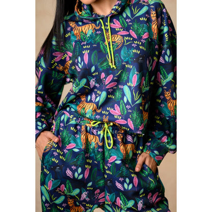 THETAA Green Printed Co-Ord (Set of 2)