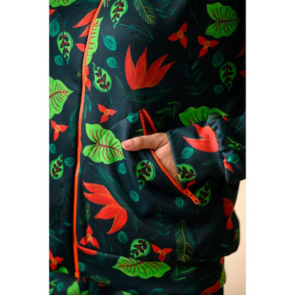 THETAA Green Printed Co-Ord (Set of 2)