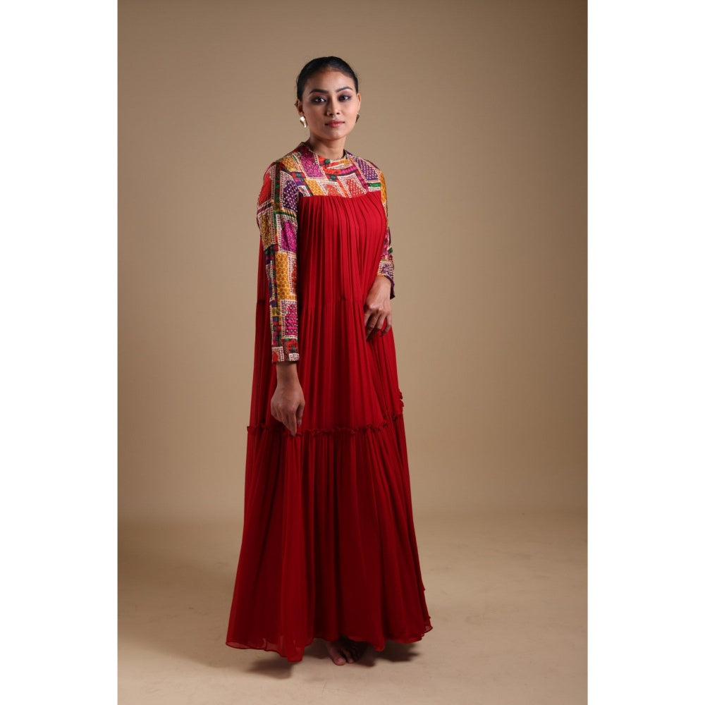 THETAA Hand Embroidered Gown