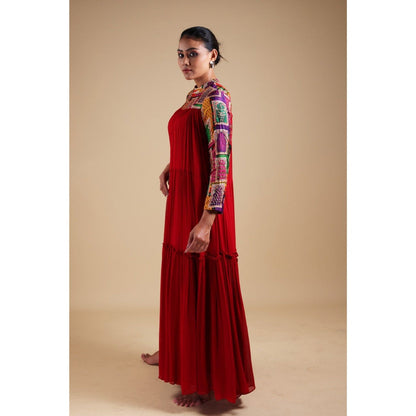 THETAA Hand Embroidered Gown