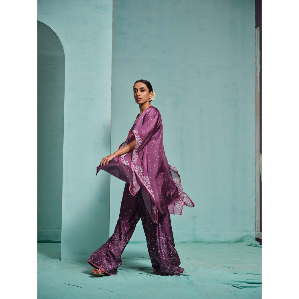 The Clothing Therapy Purple Jumpsuit with Jacket (Set of 2)