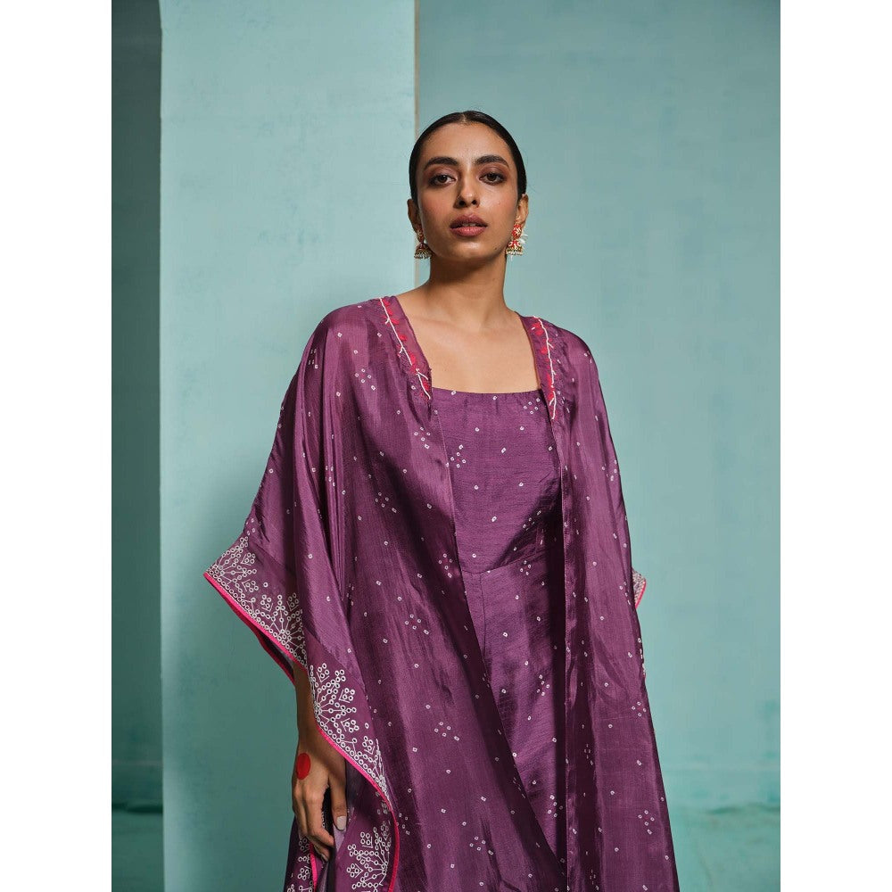 The Clothing Therapy Purple Jumpsuit with Jacket (Set of 2)