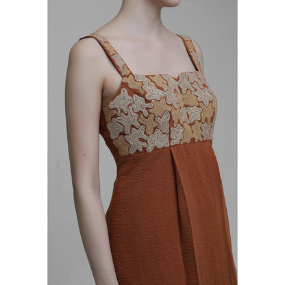 THE SILK LOVE Mustard Alia Co-Ord Set