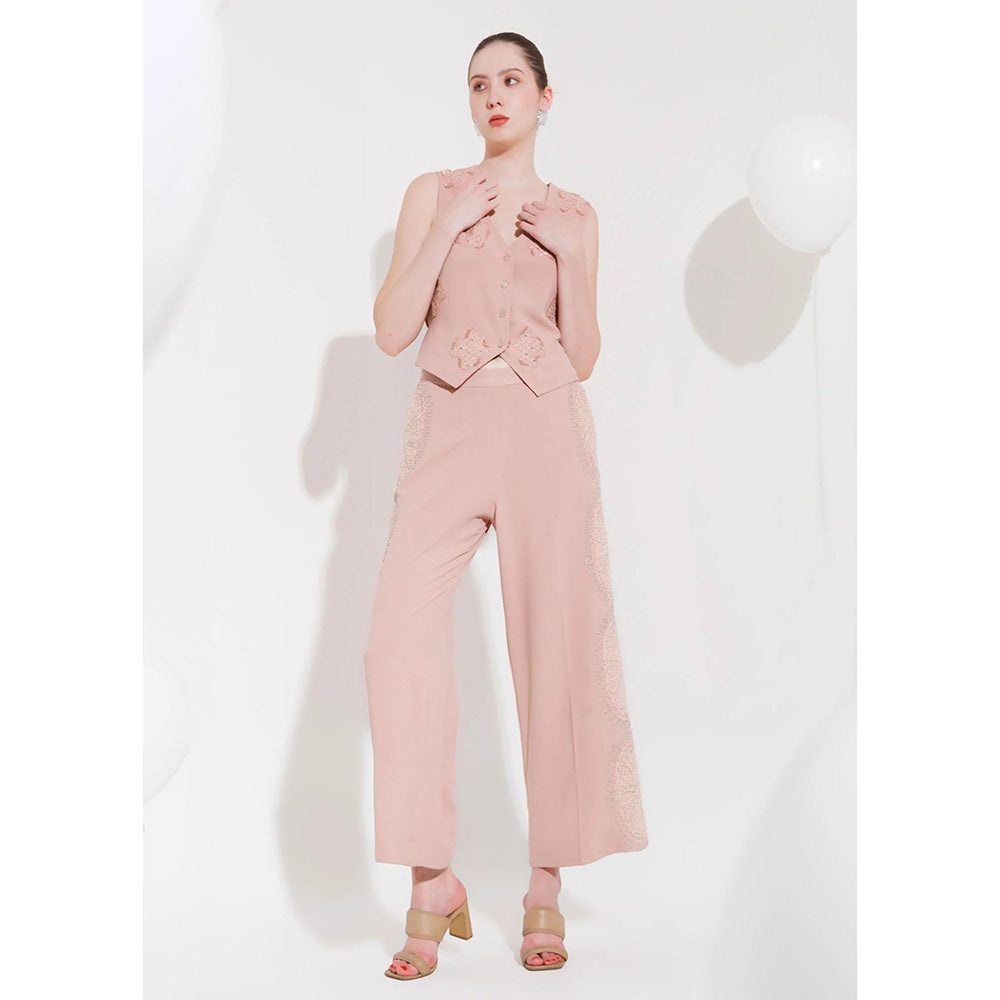 THE SILK LOVE Pink Pixi Patch Co-Ord Set