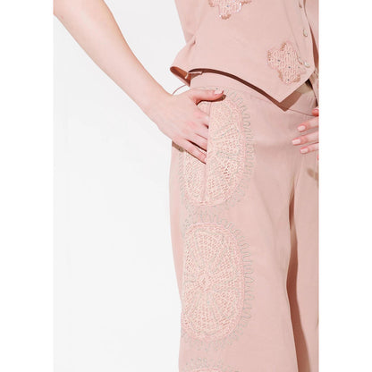 THE SILK LOVE Pink Pixi Patch Co-Ord Set