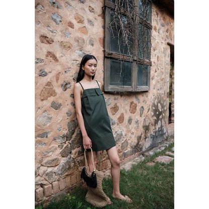 The Terra tribe Olive Rachel Slip Dress