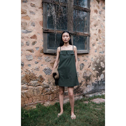 The Terra tribe Olive Rachel Slip Dress