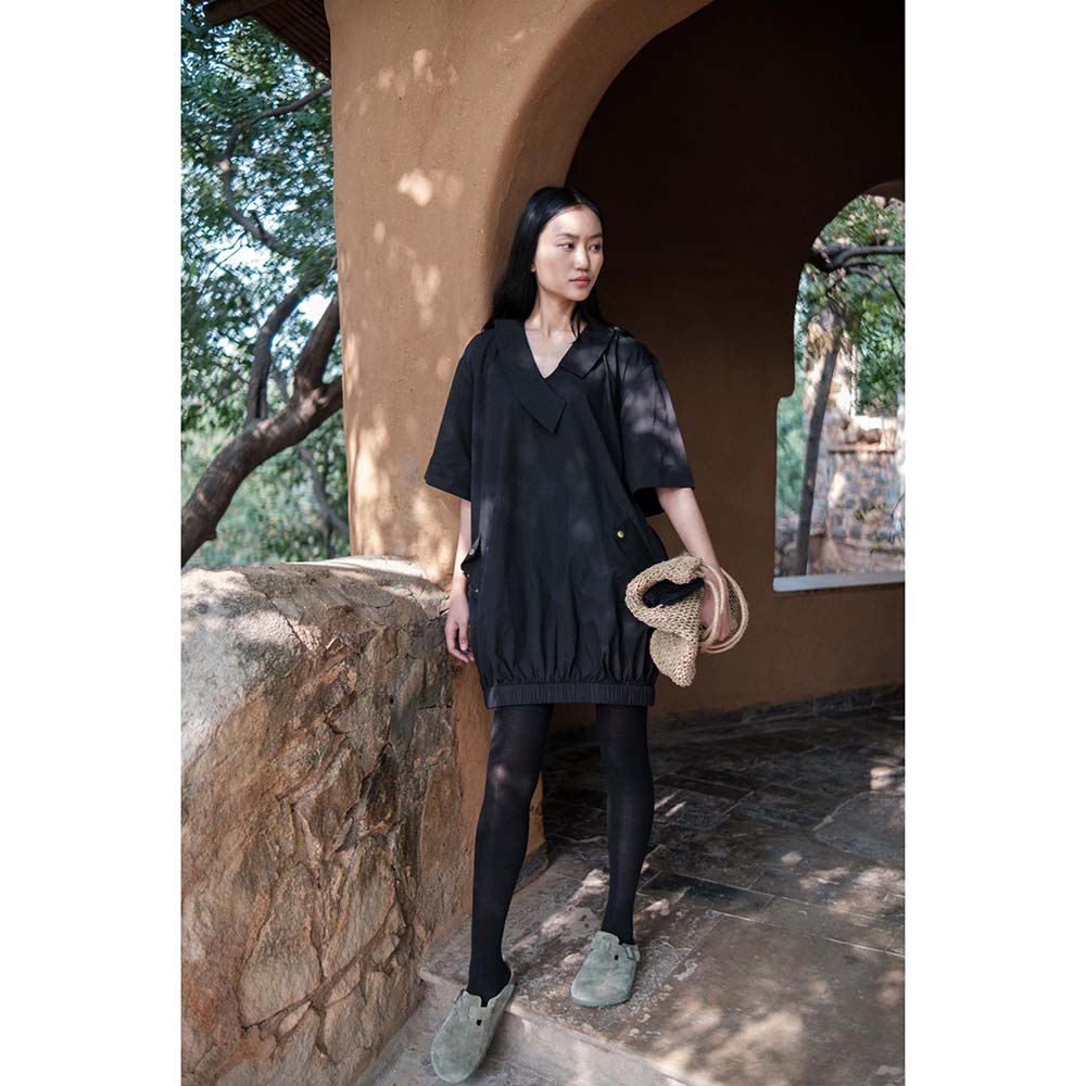 The Terra tribe Black Sydney Shift Dress