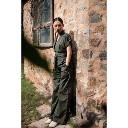 The Terra tribe Olive Friday Flared Pant