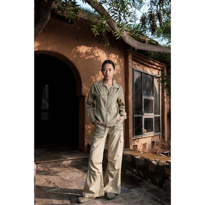 The Terra tribe Khaki Saigon Parachute Pant