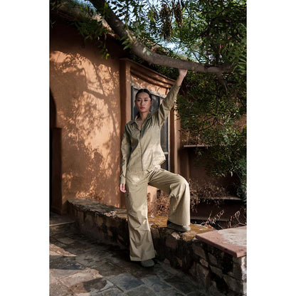 The Terra tribe Khaki Saigon Parachute Pant