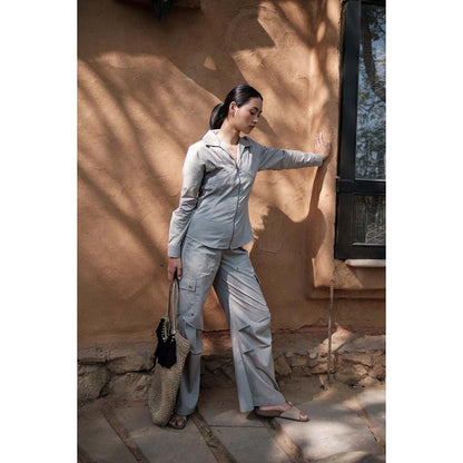 The Terra tribe Grey Saigon Parachute Pant