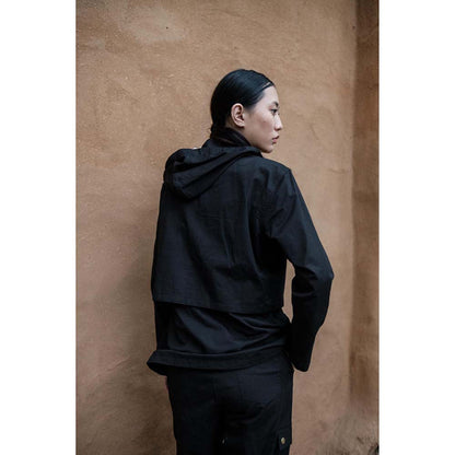 The Terra tribe Black Kyoto Utility Jacket