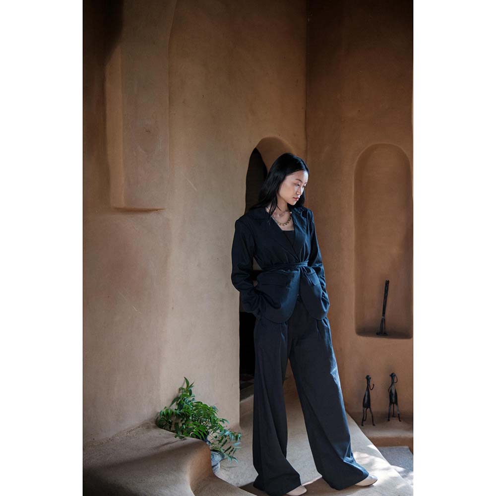 The Terra tribe Black Cambridge Blazer