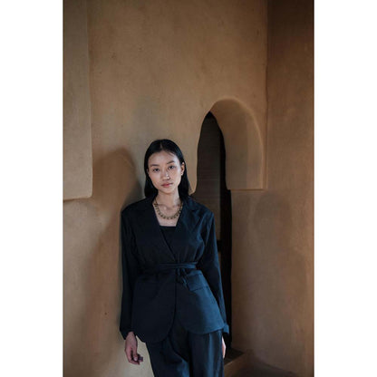 The Terra tribe Black Cambridge Blazer