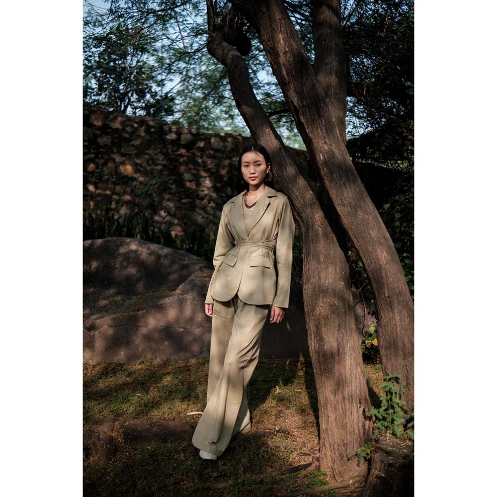 The Terra tribe Khaki Cambridge Blazer