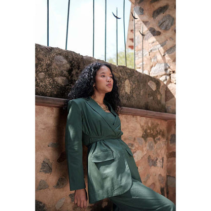 The Terra tribe Olive Cambridge Blazer