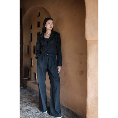 The Terra tribe Black Milano Blazer