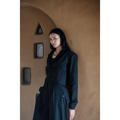 The Terra tribe Black Milano Blazer