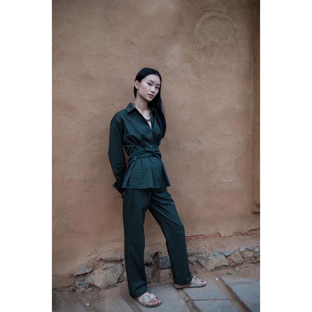 The Terra tribe Olive Sandra Straight Pant