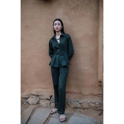 The Terra tribe Olive Sandra Straight Pant