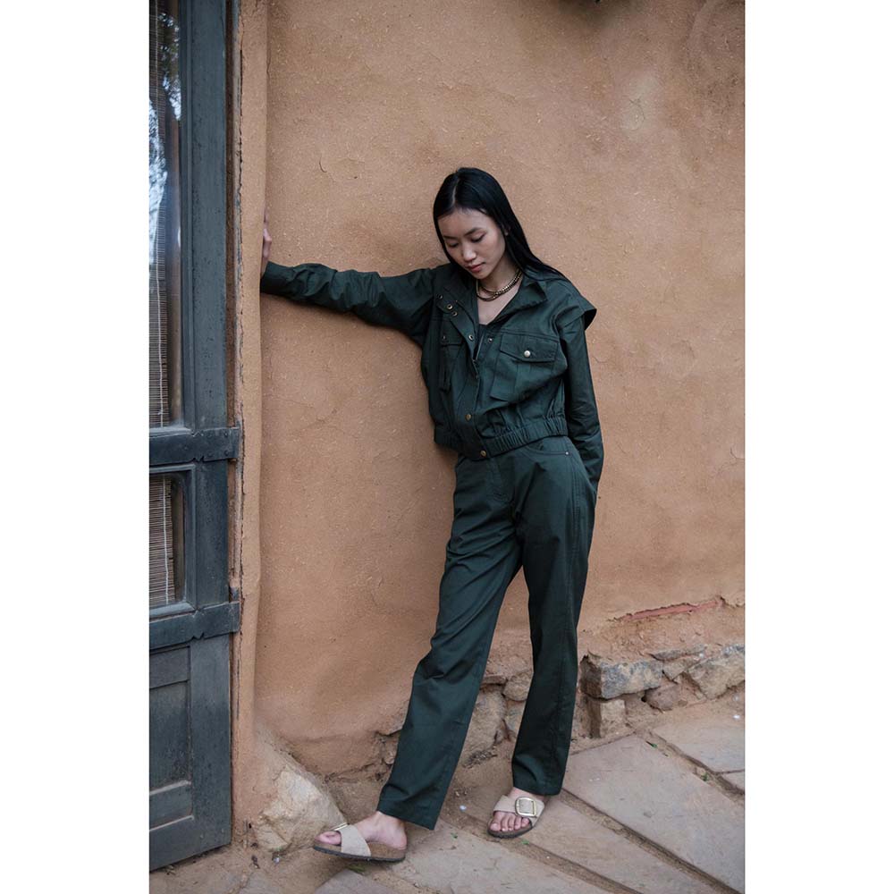 The Terra tribe Olive Sandra Straight Pant